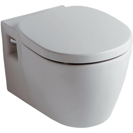 WC suspendu à fond creux CONNECT 360 x 540 x 340 mm, accessoire ouvert blanc IDEAL STANDARD