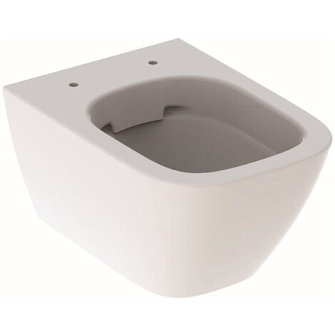 WC suspendu à fond creux SMYLE Square raccourci fermé Form Rimfree we