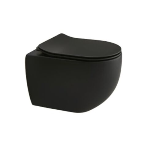 WC suspendu Blackmat avec abattant CIOTOLA - CRISTINA ONDYNA WCI319113