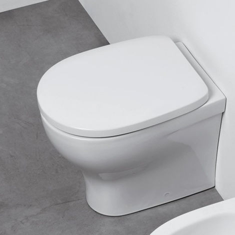 WC suspendu Ceramica Azzurra Pratica avec siège thermodurcissable