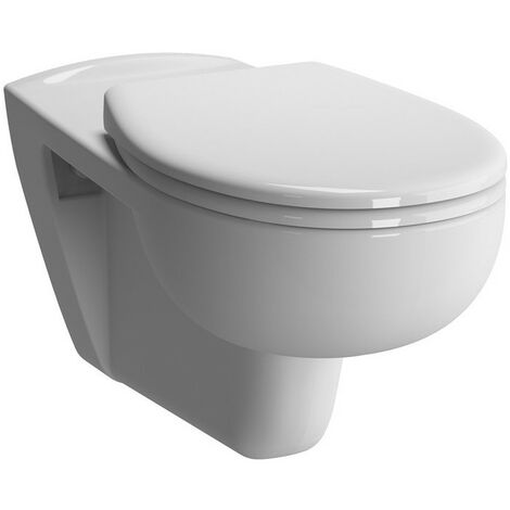 WC suspendu CONFORMA VITRAFLUSH à fond creux, sans rebord de chasse, 350 x 700 mm blanc VITRA