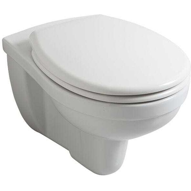 Kiamami Valentina - Wc Suspendu En Céramique Avec Évacuation Murale Cipro