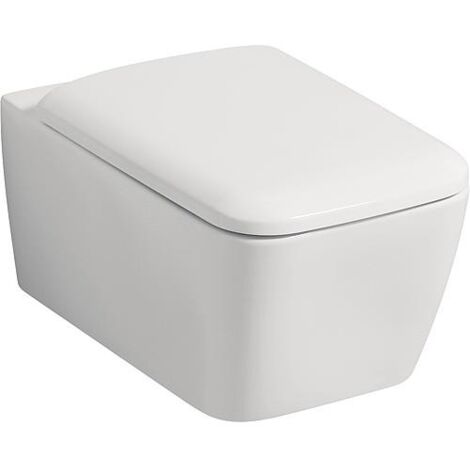 WC suspendu Geberit ICon Square blanc, sans bride lxhxp: 350x330x540mm