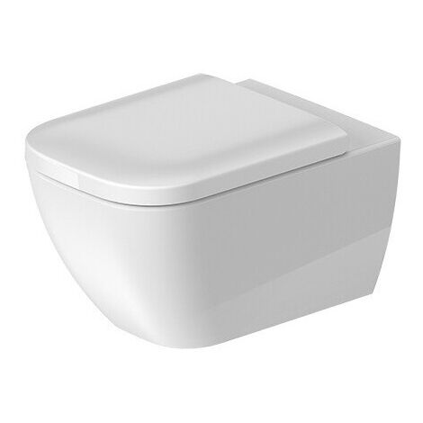 WC suspendu Happy D.2 540mm anthracite mat à fond creux, sans bride DURAVIT