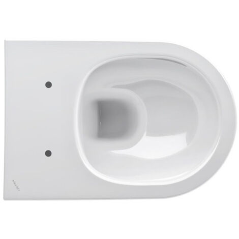 WC suspendu LAUFEN PRO, sans bride, à fond creux, 360 x 530 mm blanc