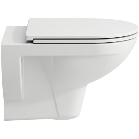 WC suspendu LAUFEN PRO, sans bride, à fond creux, 6 litres blanc LAUFEN