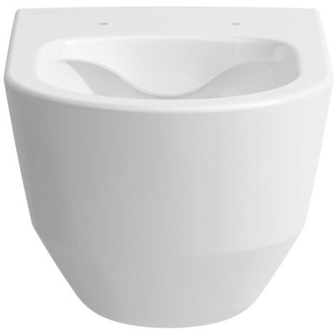 WC suspendu LAUFEN PRO, sans bride, à fond creux blanc LCC LAUFEN