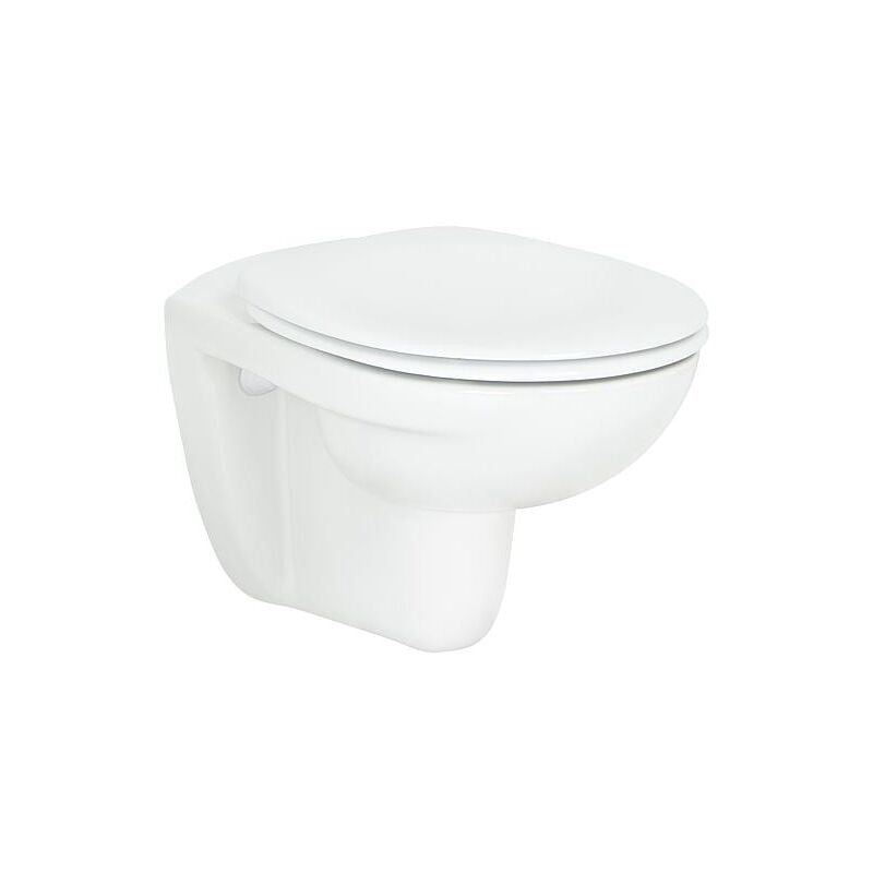 Wc suspendu neo 2.0 sans rebord lxhxp: 355x370x540 mm céramique blanc