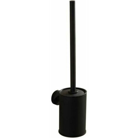 WC Suspendu Noir Support Mural Brosse WC Brosse WC Brosse de Toilette Brosse Toilette Noir 304 en Acier Inoxydable