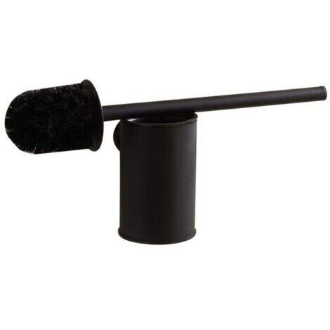 WC Suspendu Noir Support Mural Brosse WC Brosse WC Brosse de Toilette Brosse Toilette Noir 304 en Acier Inoxydable