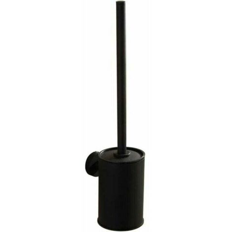 WC Suspendu Noir Support Mural Brosse WC Brosse WC Brosse de Toilette Brosse Toilette Noir 304 en Acier Inoxydable