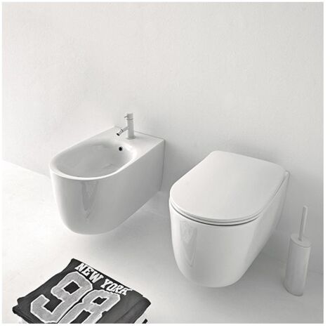 Wc suspendu Nolita Blanc Brillant - CRISTINA ONDYNA WCNOLI01