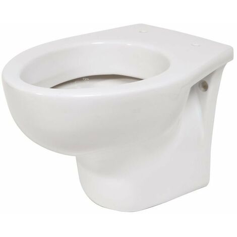 WC suspendu pour handicapés en céramique blanche série EASY Idral 10266  Blanc - Céramique
