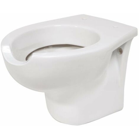 WC suspendu pour personnes handicapées en céramique blanche série EASY Idral 10262  Blanc - Céramique