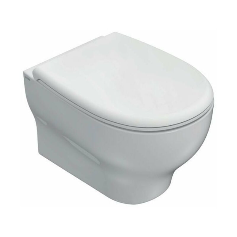 Ceramica Globo - Toilette murale en céramique 52x36 cm Globo Grace GRS03BI Blanc - Céramique - Standard