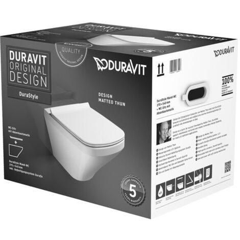 WC suspendu-Set DURASTYLE blanc