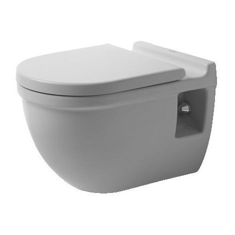 WC suspendu STARCK 3 COMFORT ti 360x545mm SitzHauteur +50mm blanc