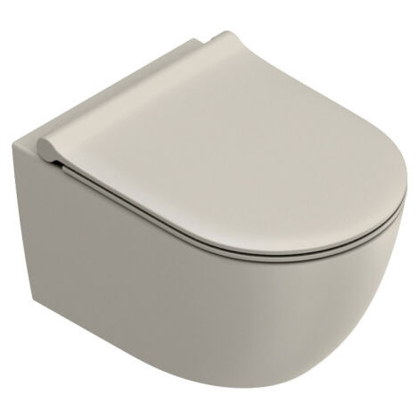 WC suspendu tonalita 55x35 Sable - CRISTINA ONDYNA WCSF5529