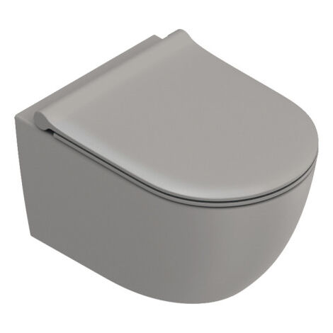 WC suspendu tonalita 55x35 Taupe - CRISTINA ONDYNA WCSF5532