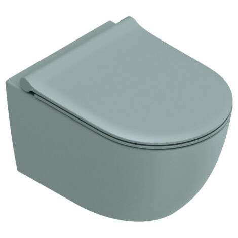 WC suspendu tonalita 55x35 Vert d'eau - CRISTINA ONDYNA WCSF5528