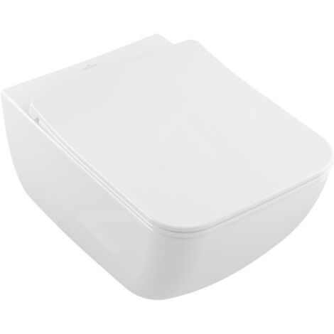 WC suspendu VILLEROY ET BOCH Venticello en Combi-pack abattant sandwich