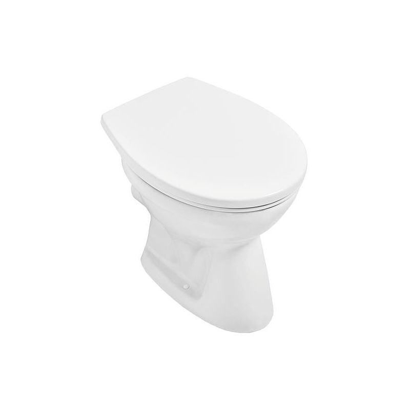 WC Villeroy & Boch NEWO sur pied sans bord de rinçage, sortie horizontale