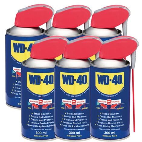 WD-40 44410/156 WD‑40 Multi-Use Smart Straw 300ml x 6 W/D44410