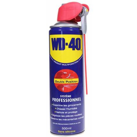 Wd-40 – Dégrippant spray multifonction 500 ml – Action dégrippante et anticorrosion – Formule sans silicone – Lubrifiant pour pièces mobiles