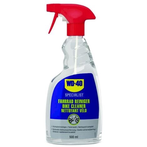 WD-40 Fahrrad Reiniger Specialist Sprühflasche 500 ml Komplett Öl Schmutz Ruß