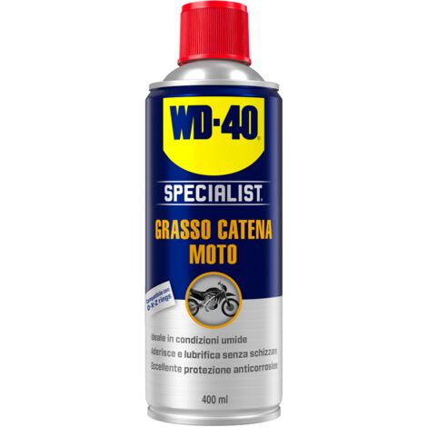 WD-40 grasso catena moto