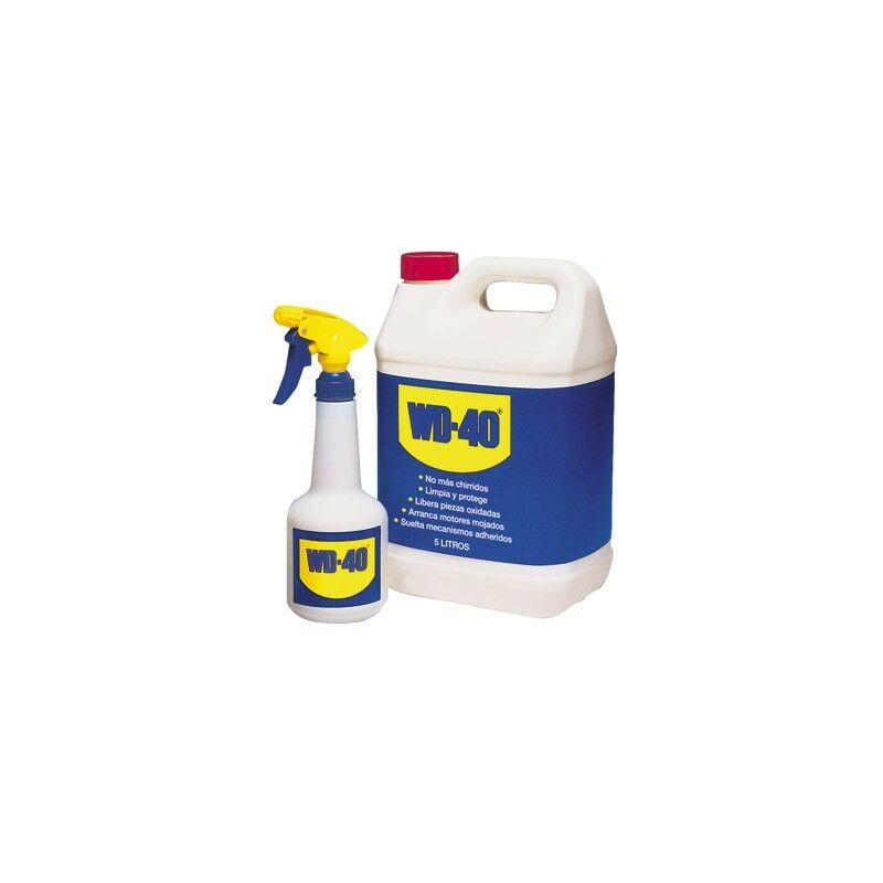 Image of Wd-40 - caraffa e flacone spray per lubrificante multiuso 5 l - 44506