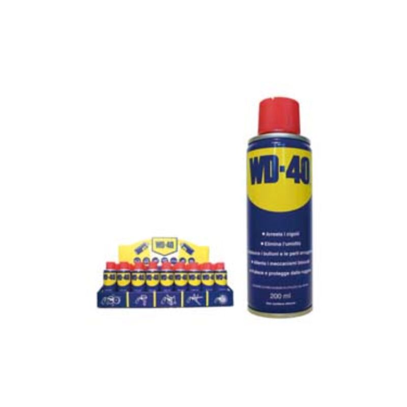 Image of Wd-40 - lubrificante spray multiuso 5 funzioni ml.200 - ml.200 spray 36 pezzi Wd40