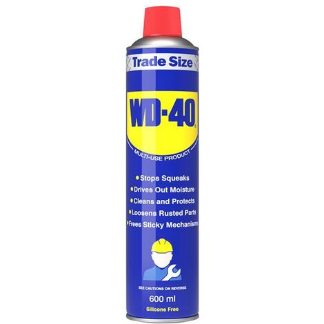 WD-40 Multi-Use Lubricant Original Aerosol 600ml x2, Stops Rust