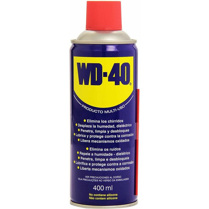 40 Produit multi-usages - Spray 400ml - Lubrifie, protège, polit, détache et chasse l'humidité. - WD