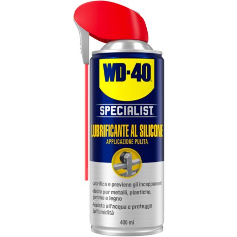 WD 40 SPECIALIST LUBRIFICANTE AL SILICONE AZIONE PULITA 400 ML