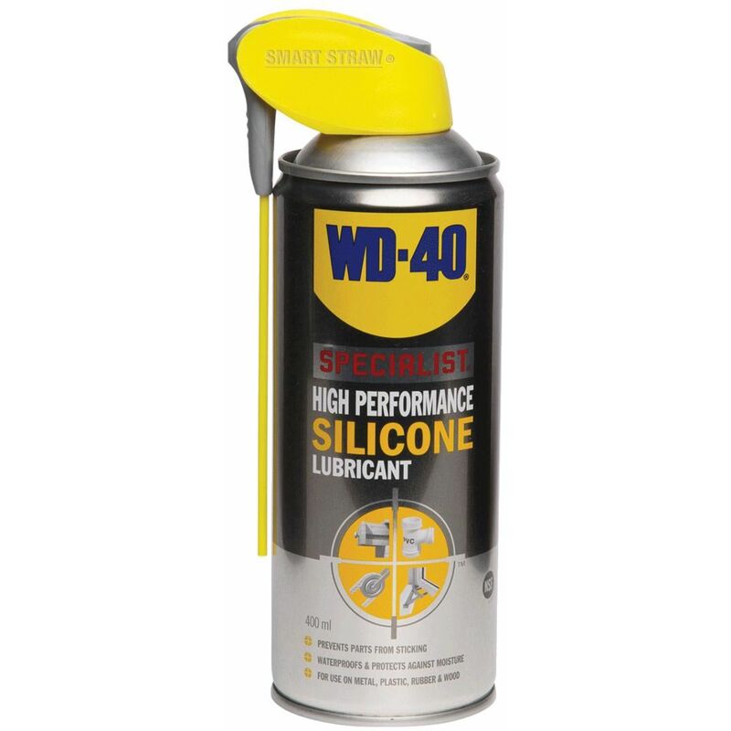 Specialist high performance silicone lubricant 400ML aerosol: 400ML - WD40SSIL400 - Wd-40