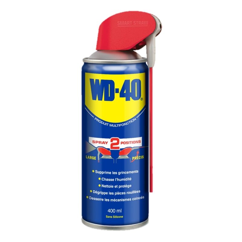 Wd-40 - Spray lubrifiant dégrippant WD40 Double Position 400 ml