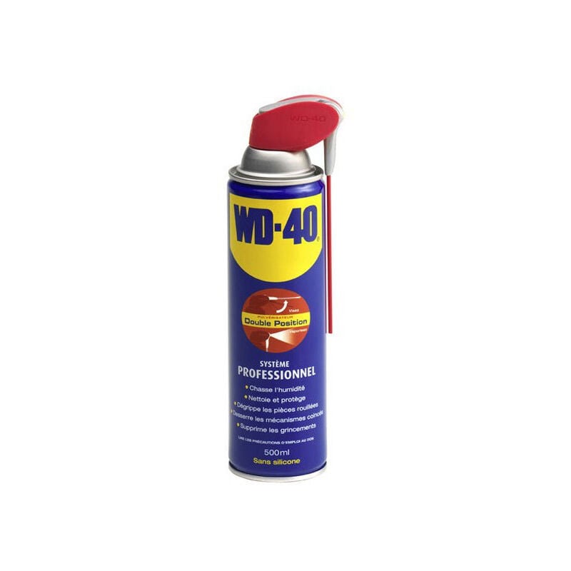 Wd-40 - wd 40 systeme degrippant pro 5 fonctions 500 ml double position