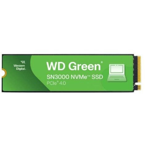 WD SSD Green SN3000 NVMe (M.2 2280, 1 TB, PCIe Gen4x4) CONFEZIONE ALL'INGROSSO (216 UNITÀ)