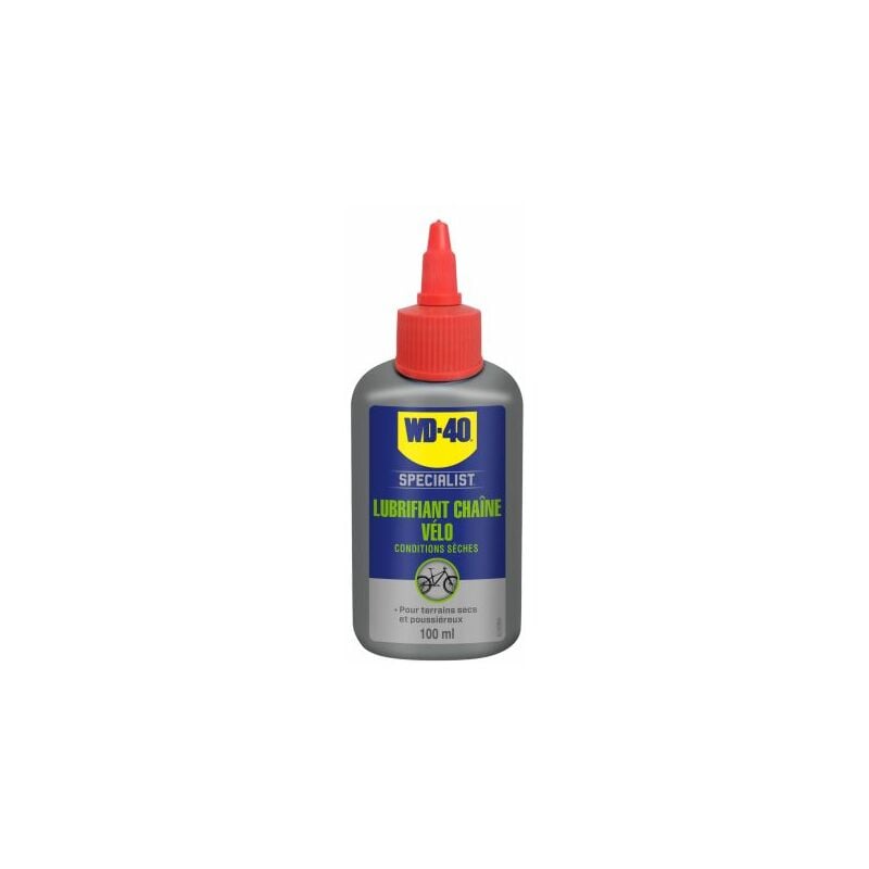 Lubrifiant Chaîne Vélo Conditions Sèches Wd-40 specialist, Burette 100 ml