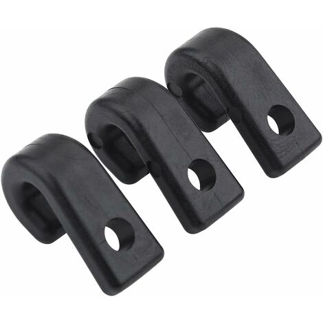 WddnAot Crochet J, 26pcs Crochets d'arrimage en Nylon, Accessoires de Fixation pour Crochet de Kayak, Corde de canoë-Kayak, canots