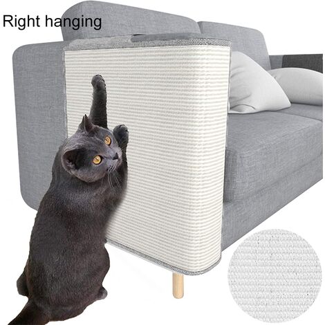 WddnAot Protecteur de canapé - Protection de meubles en sisal naturel contre les chats - Canapé d'angle pour griffoir de chat pour lit, chaise, canapé - Installation facile, droite