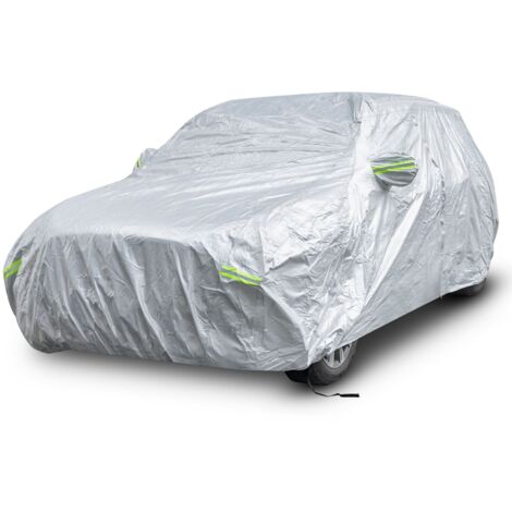 Weatherproof Car Cover Universal Full Cover W/ Zipper Door 516cm