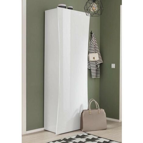 Web Furniture Armadio Moderno Arco Bianco Lucido - Design Italiano