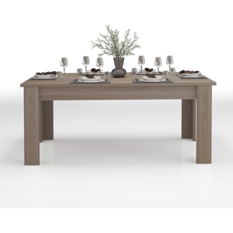 Web Furniture Tavolo Allungabile Jesi 160 cm Olmo Perla Design Moderno