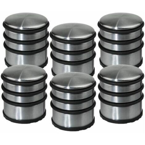 WEB2O - Lot de 6 stop-portes / Bloc porte - Solide & Pratique - Métal