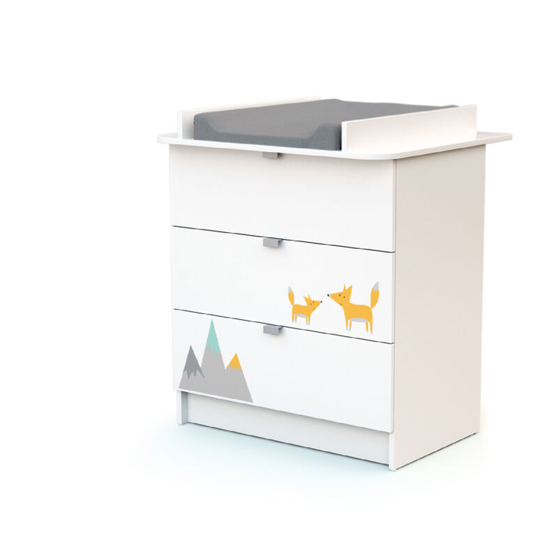 Webaby - Commode à langer - Blanc