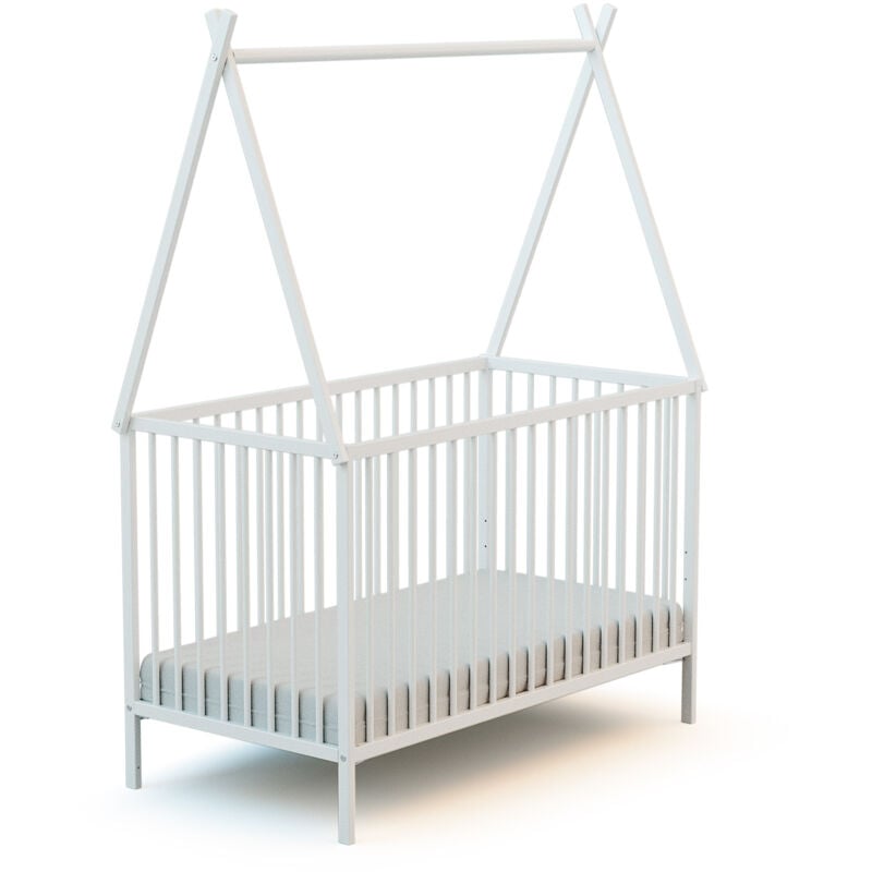 WEBABY - Lit tipi 60x120 en bois