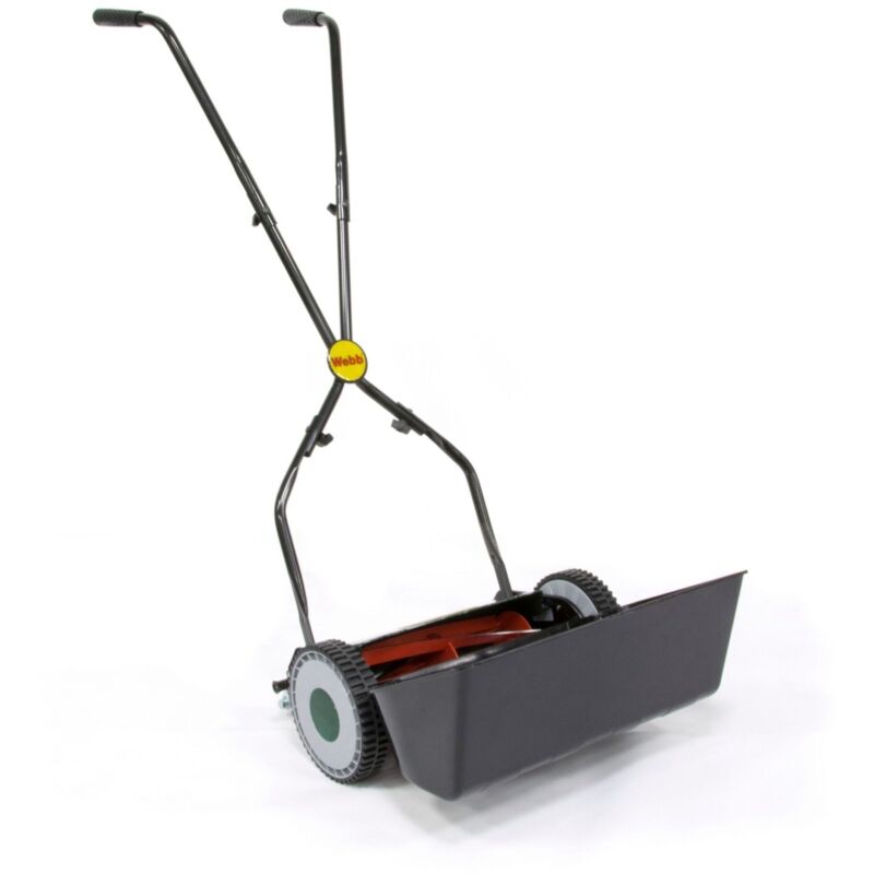 Webb H30 Hand Push Cylinder Lawn Mower 30cm/12in Autoset Sidewheel Rear