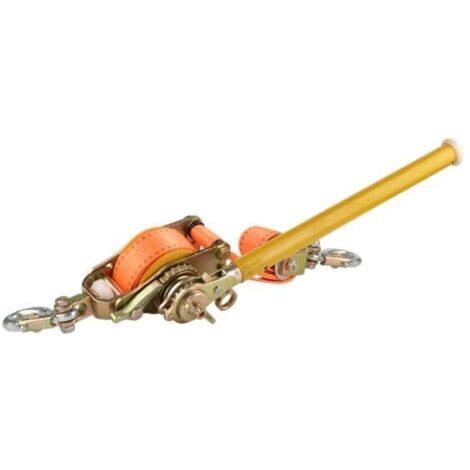 Webbing Puller Manual Hand Winch (Heavy Duty Web Strap Belt Hand Tensioning 1.5T Capacity)